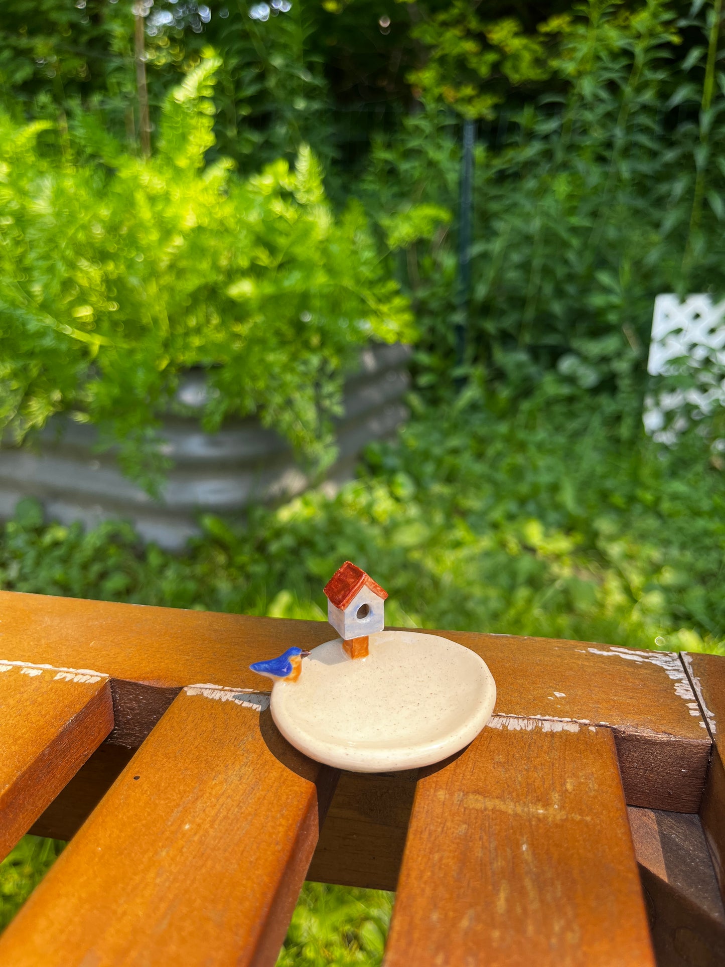Birdhouse Plate