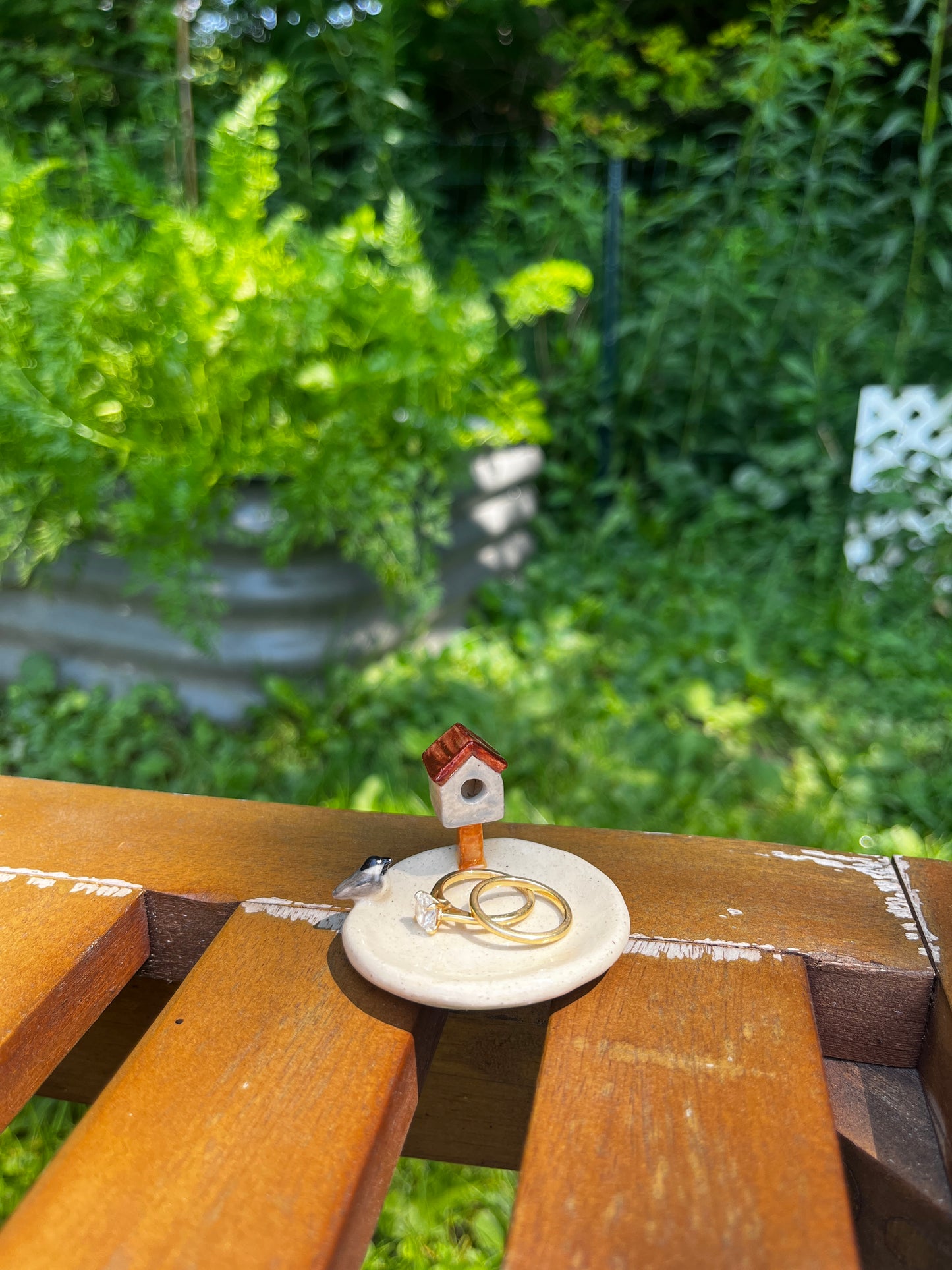 Birdhouse Plate