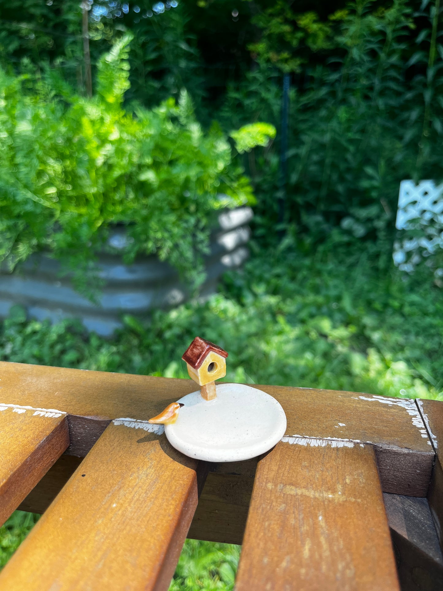 Birdhouse Plate