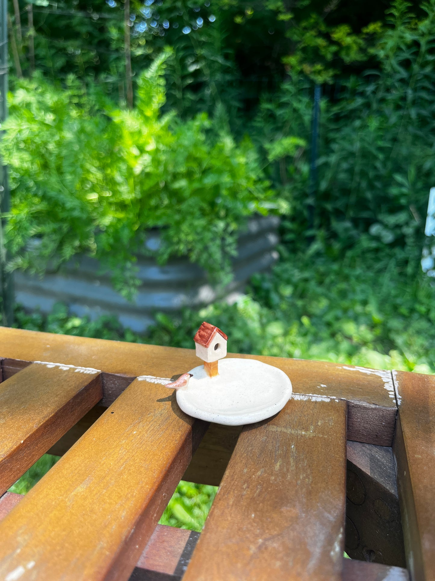 Birdhouse Plate