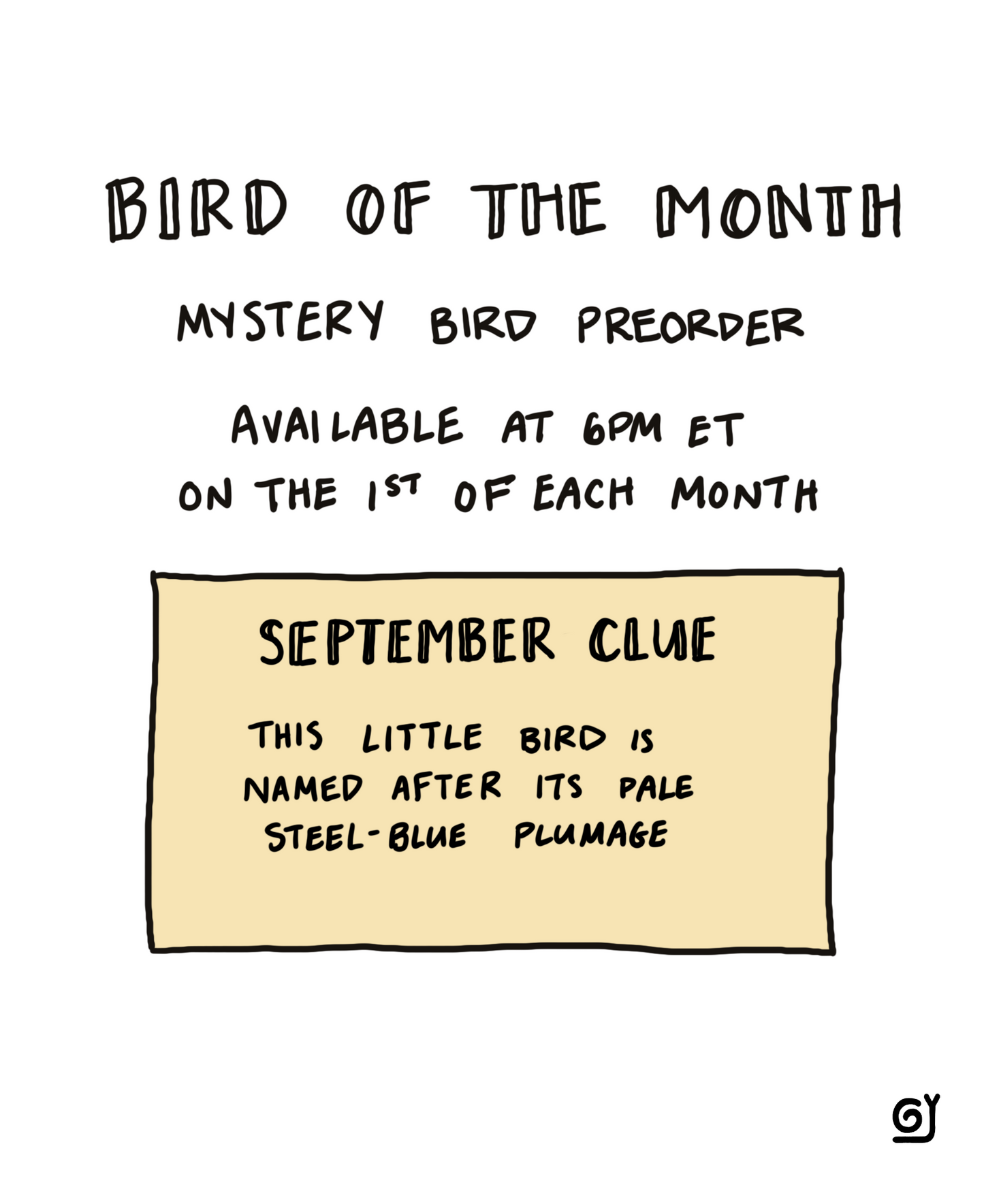 September Bird of the Month