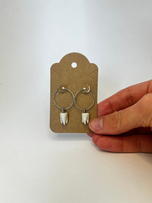 Tooth Earrings 2