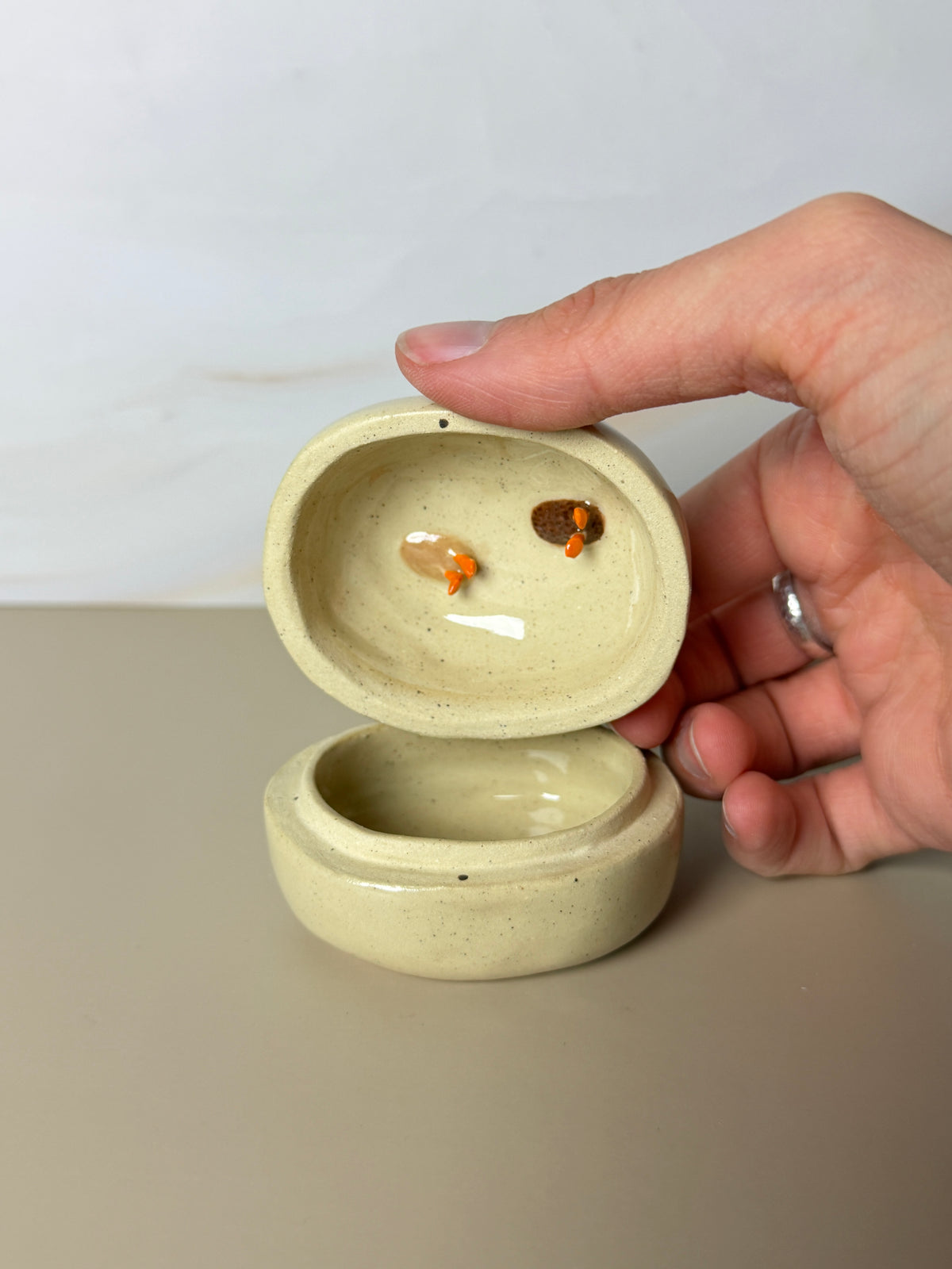 Double Mallard Jar