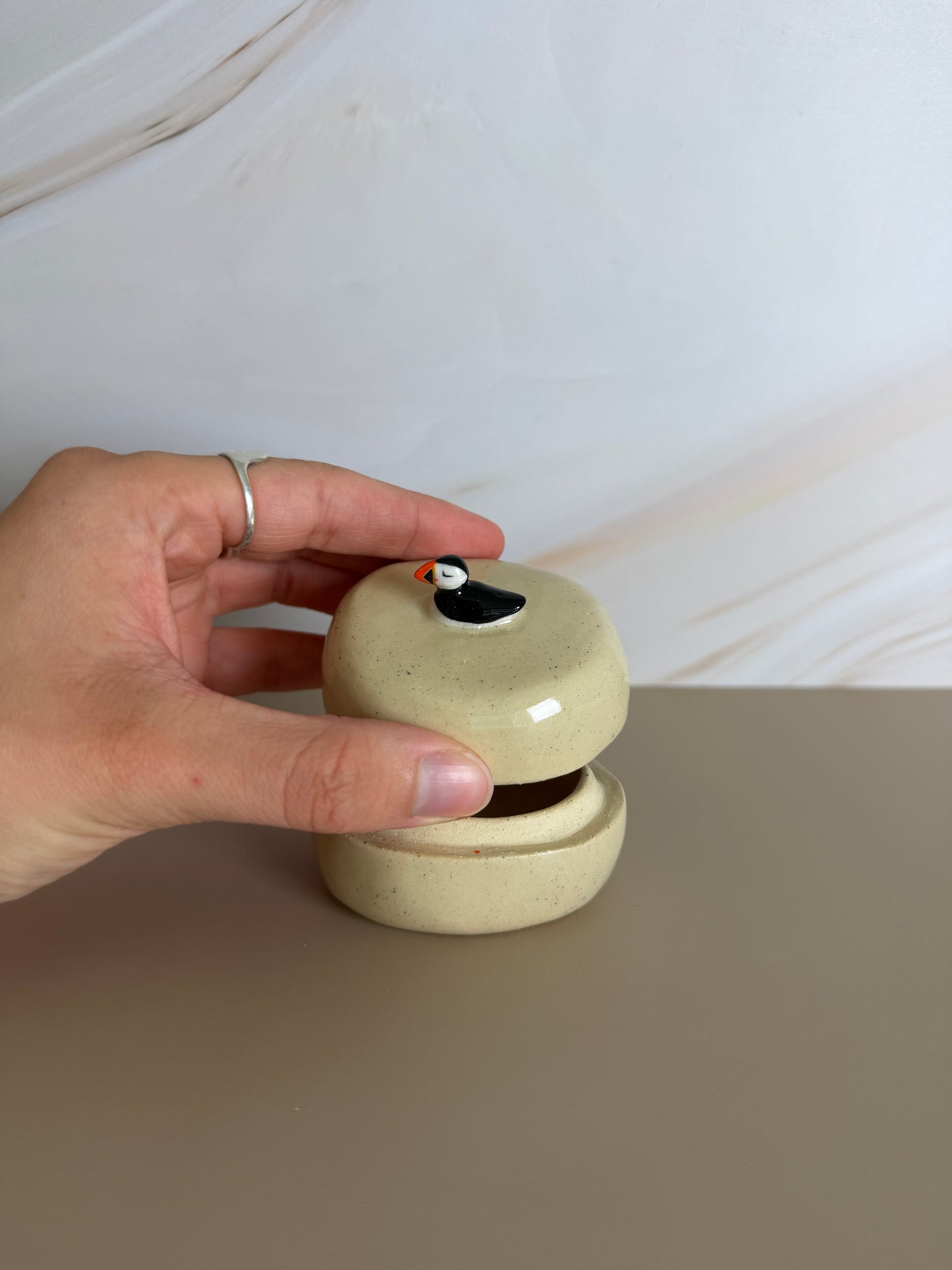 Single Puffin Jar