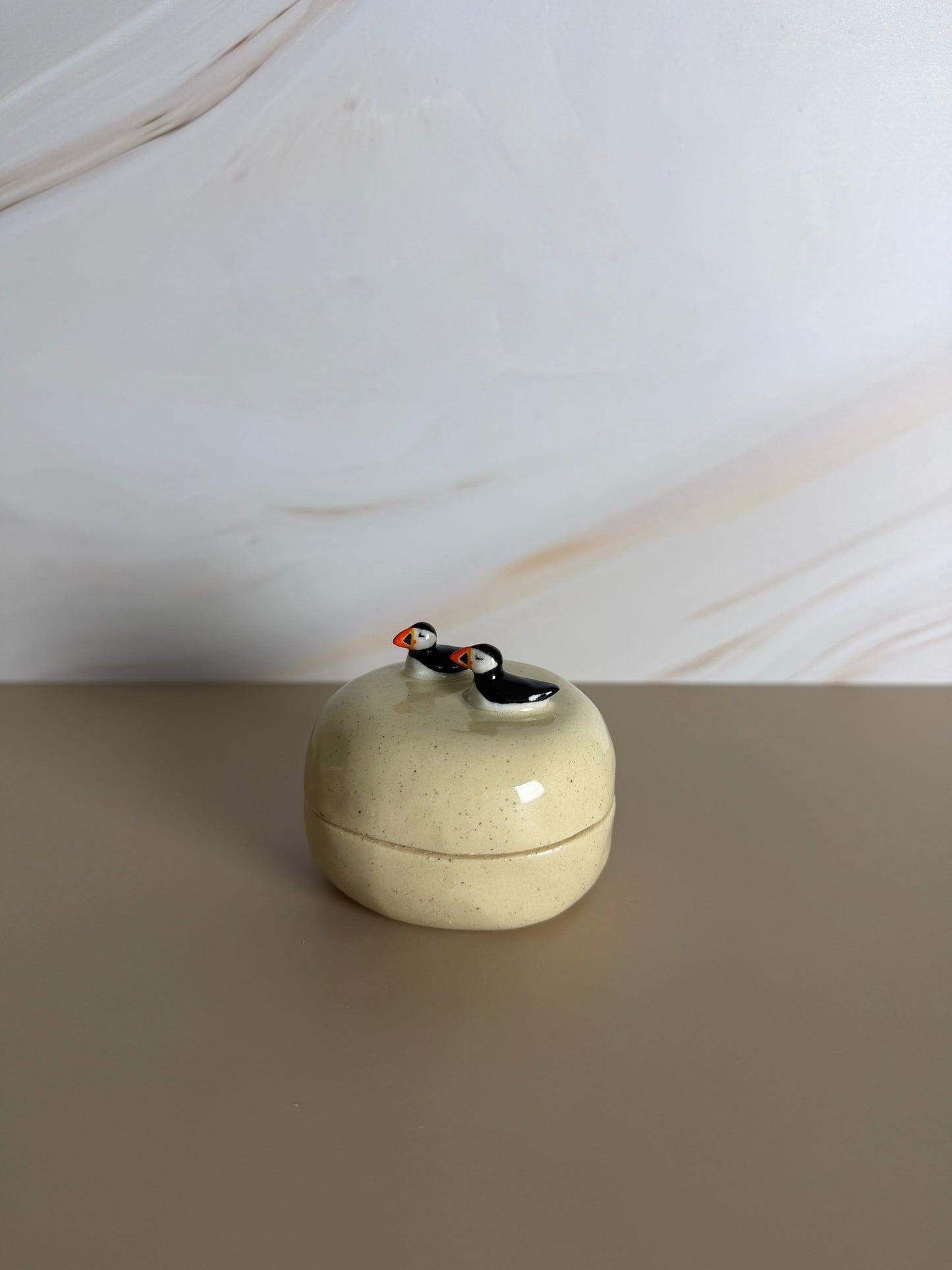 Double Puffin Jar 1