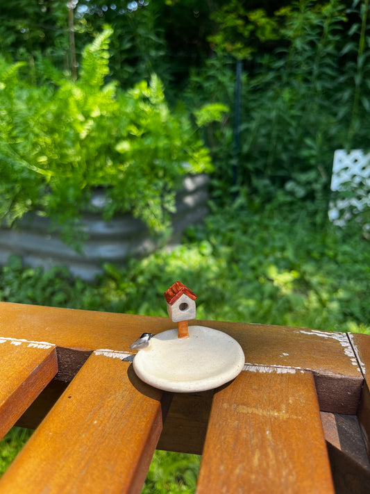 Birdhouse Plate