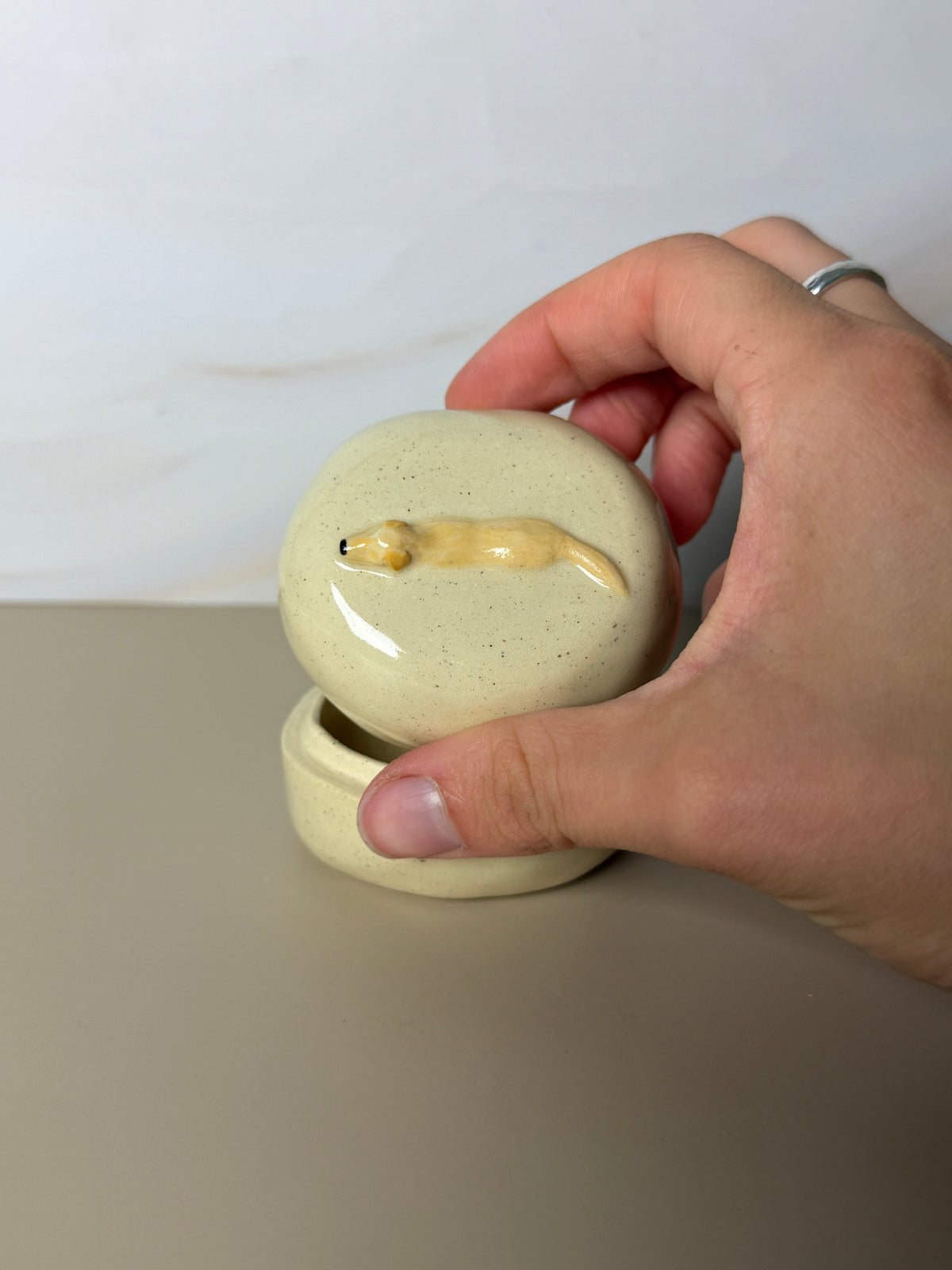 Yellow Labrador Retriever Jar