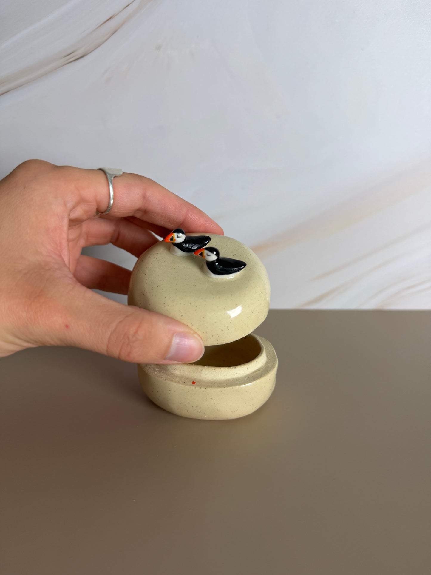 Double Puffin Jar 1