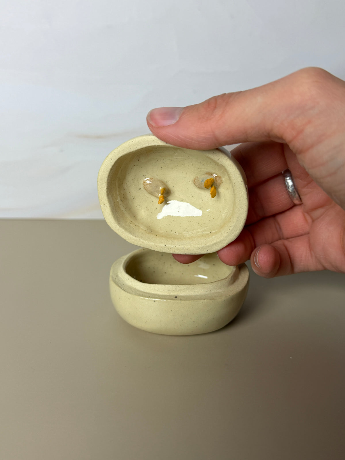 Double Wood Duck Jar