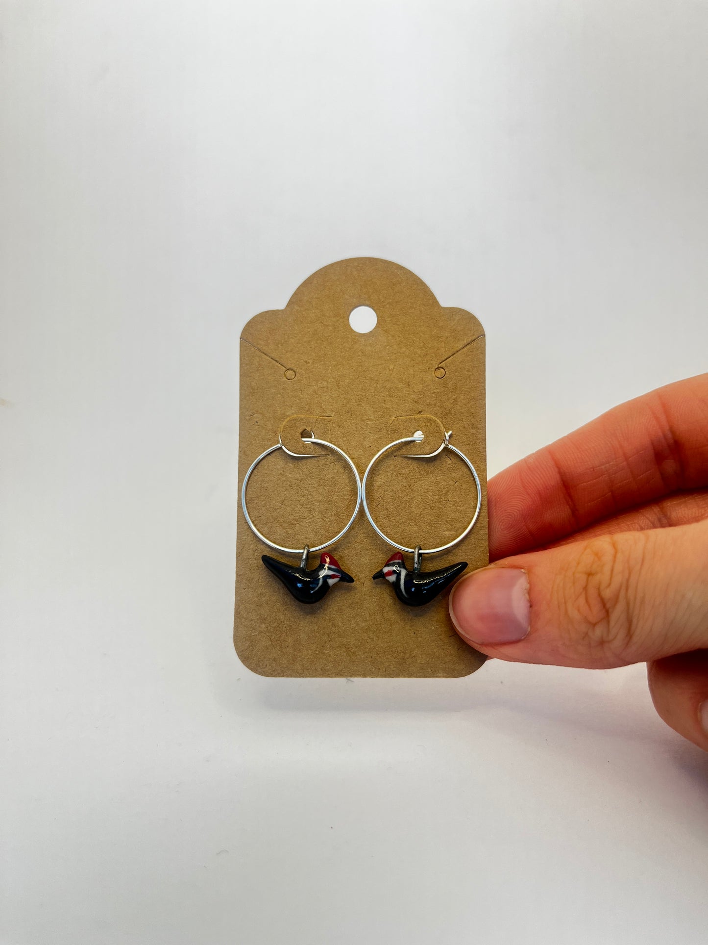 Pileated Woodpecker Earrings