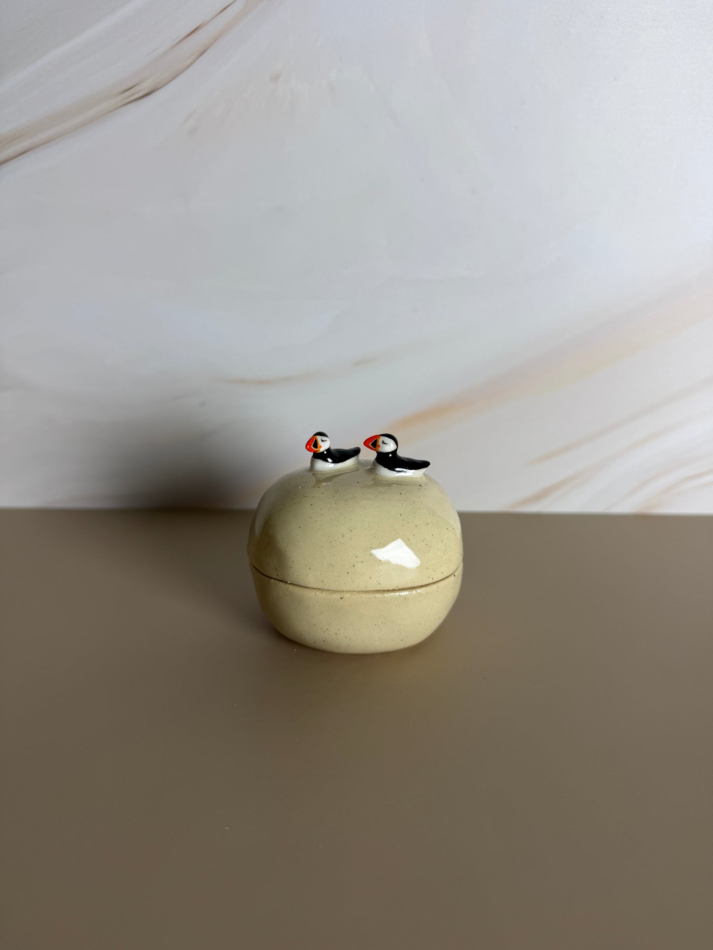 Double Puffin Jar 2